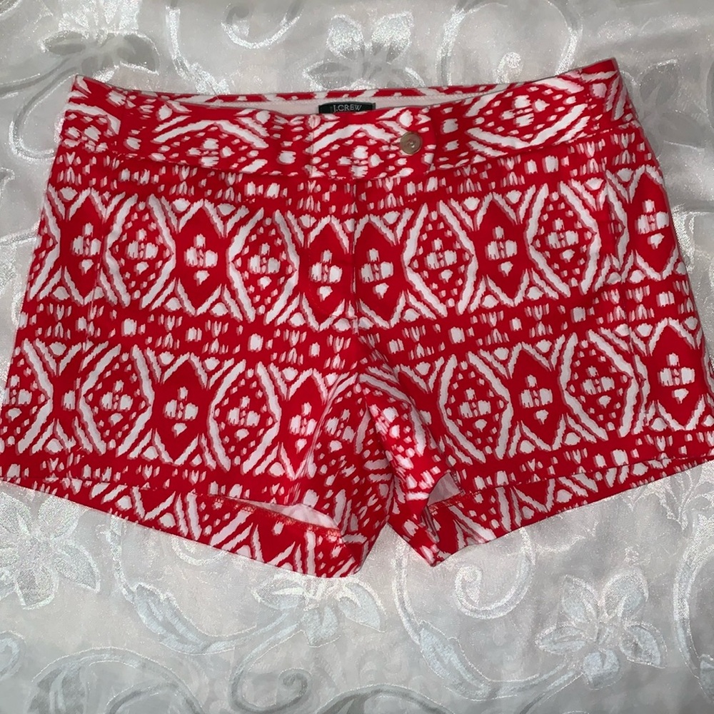 J.Crew Ikat Print City Shorts Size 2